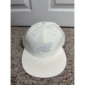 NFL-PHILADELPHIA EAGLES-NEW ERA-59FIFTY-FITTED HAT-EMBROIDERED-SIZE 7 1/2‎ CAP